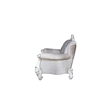 ACME Versailles Loveseat in Ivory Velvet & Bone White