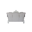 ACME Versailles Loveseat in Ivory Velvet & Bone White