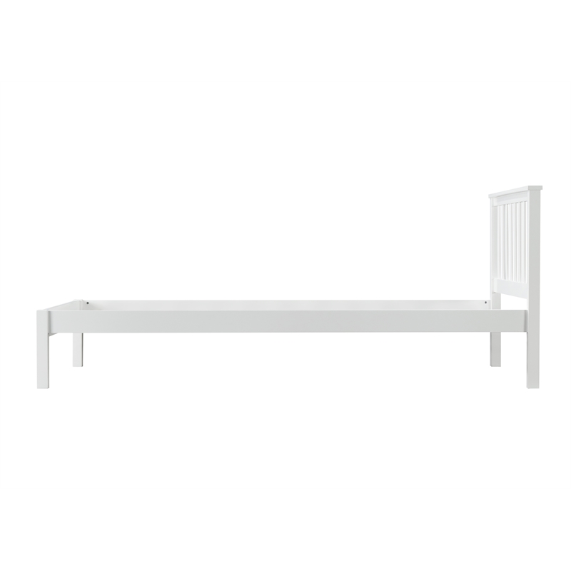 ACME Freya Wooden Twin Panel Bed in White