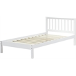 ACME Freya Wooden Twin Panel Bed in White