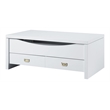 ACME Ramiel 2-Drawer Wooden Coffee Table in High Gloss White