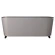 ACME Zemocryss Tight Back Sofa with Loose Seat Cushion in Beige Fabric