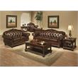 ACME Anondale Chair in Espresso Top Grain Leather Match & Cherry