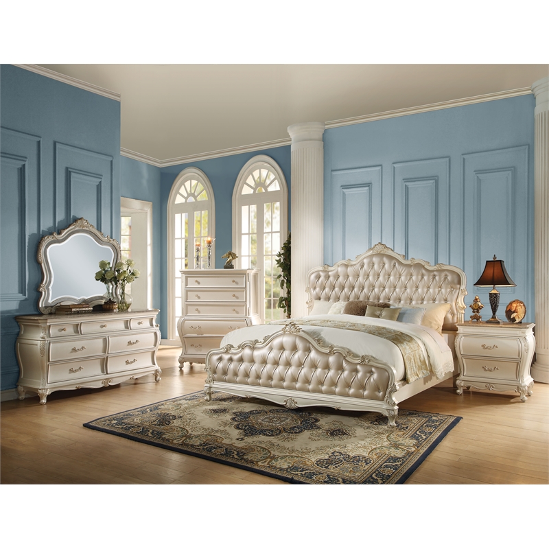 ACME Chantelle Dresser in Pearl White