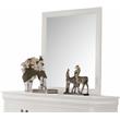 ACME Louis Philippe Wood Mirror in White