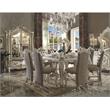 ACME Versailles Wooden Counter Height Table in Bone White