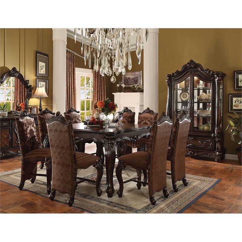 ACME Versailles Wood Counter Height Table in Cherry Oak