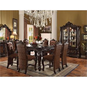 ACME Versailles Wood Counter Height Table in Cherry Oak