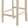 ACME Tartys Wooden Counter Height Chair in Cream Set of 2