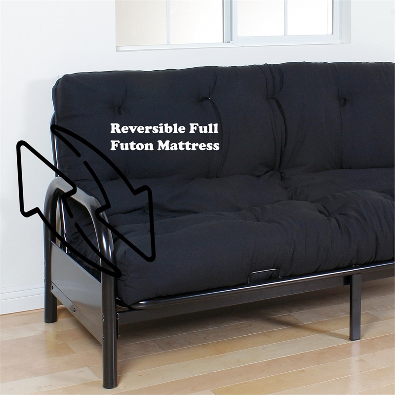ACME Nabila Full Futon Mattress in Black
