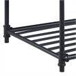 ACME Brantley 1-Drawer Wooden Square End Table in Oak and Sandy Black