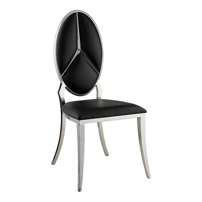 ACME Cyrene Side Chair (Set-2) in Black