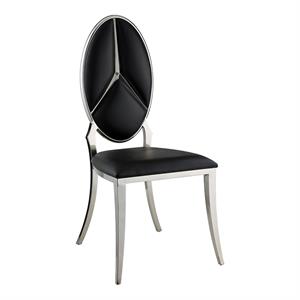ACME Cyrene Side Chair (Set-2) in Black