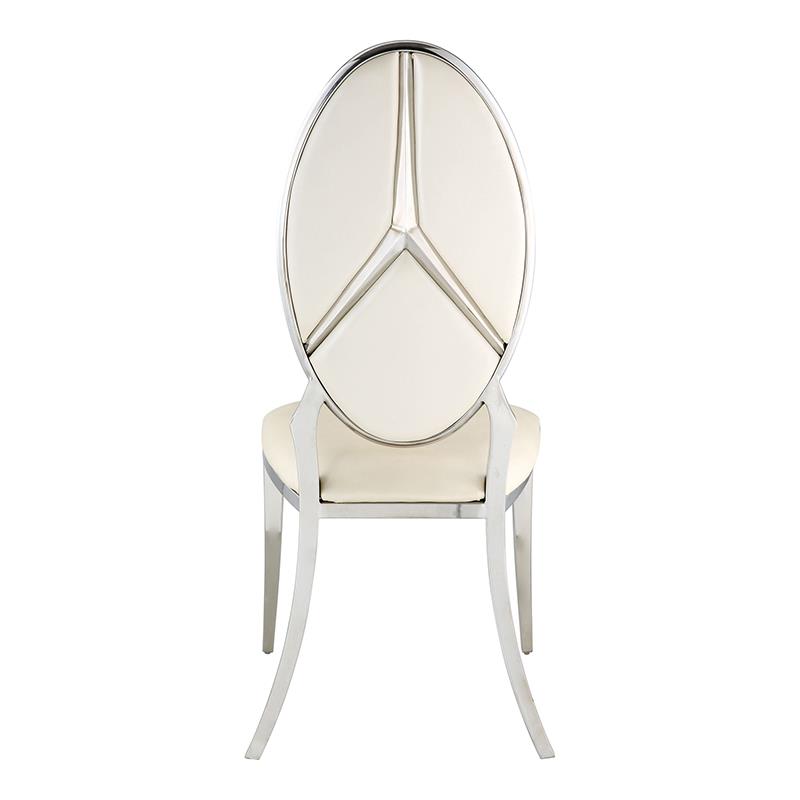ACME Cyrene Side Chair (Set-2) in Beige