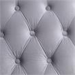 ACME Galelvith Fabric Upholstered Sofa with 5 Pillows in Gray