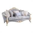 ACME Galelvith Fabric Upholstered Sofa with 5 Pillows in Gray
