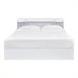 ACME Perse Wood Queen Platform Bed with Under Storage in White