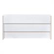 ACME Perse Wood Queen Platform Bed with Under Storage in White