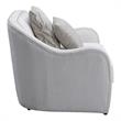ACME Mahler Chair with 2 Pillows in Beige Linen Fabric