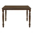 ACME Dylan Square Wooden Counter Height Table in Walnut