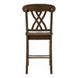 ACME Dylan Wooden Counter Height Chairs in Walnut Set of 2