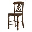 ACME Dylan Wooden Counter Height Chairs in Walnut Set of 2