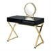 Black & Gold Finish