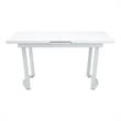 ACME Palton Dining Table in High Gloss White