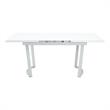 ACME Palton Dining Table in High Gloss White