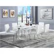 ACME Palton Dining Table in High Gloss White