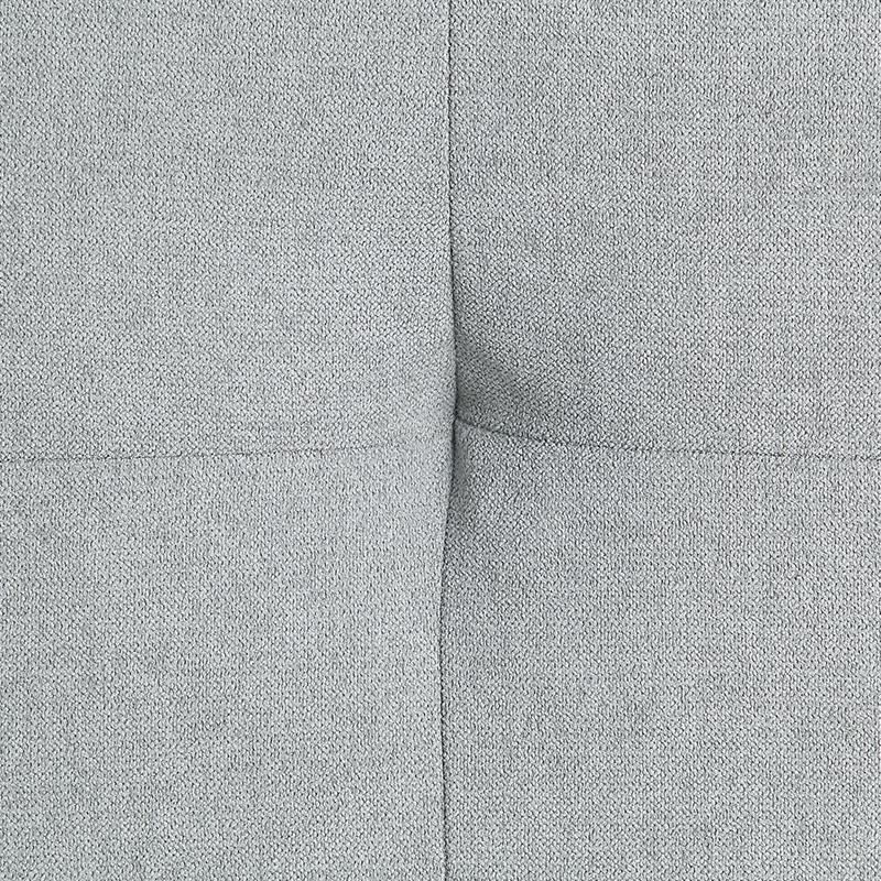 ACME Quenti Sofa Bed with Pillow in Gray Melange Velvet
