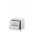 ACME Casilda 2-Drawer Wooden Nightstand in White