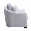ACME Mahler II Chair with 2 Pillows in Beige Linen Fabric