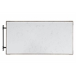 ACME Alforvott Kitchen Island in Marble & Weathered Gray Finish