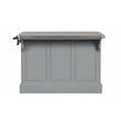 ACME Urrur Kitchen Island in Gray Finish