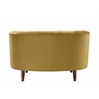 ACME Millephri Chair in Olive Yellow Velvet