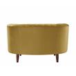 ACME Millephri Chair in Olive Yellow Velvet
