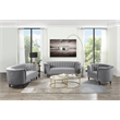 ACME Millephri Sofa  in Gray Velvet