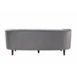 ACME Millephri Sofa  in Gray Velvet