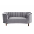 ACME Millephri Loveseat  in Gray Velvet