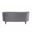 ACME Millephri Loveseat  in Gray Velvet