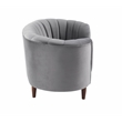 ACME Millephri Chair in Gray Velvet