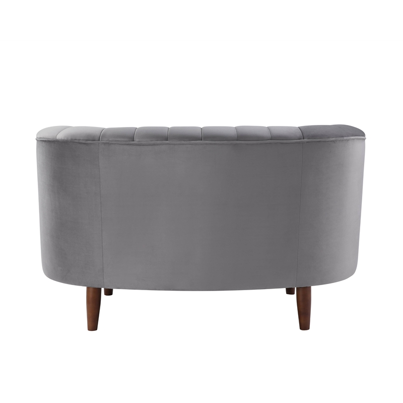 ACME Millephri Chair in Gray Velvet