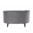 ACME Millephri Chair in Gray Velvet