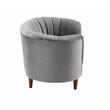 ACME Millephri Chair in Gray Velvet