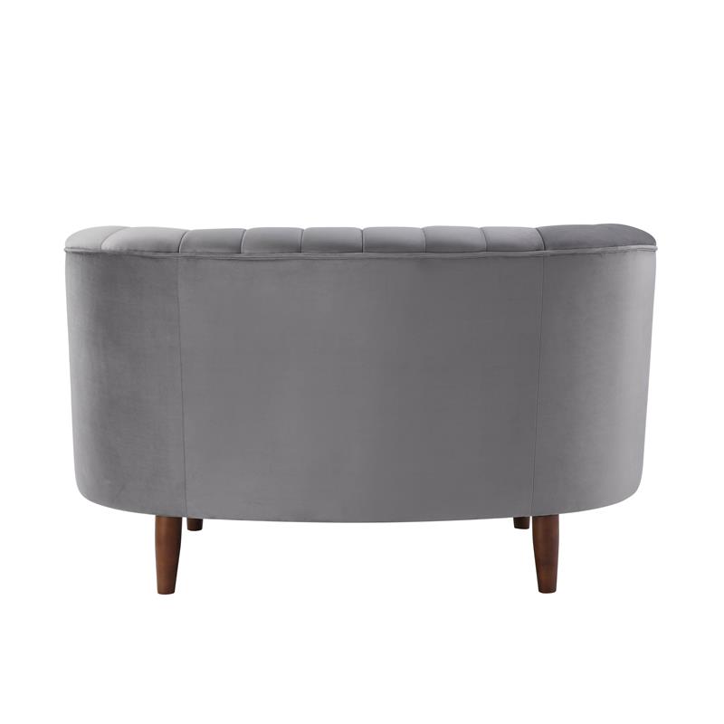 ACME Millephri Chair in Gray Velvet