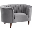ACME Millephri Chair in Gray Velvet