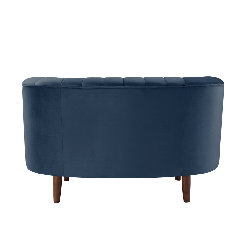ACME Millephri Chair in Blue Velvet