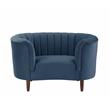 ACME Millephri Chair in Blue Velvet