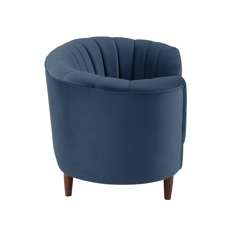ACME Millephri Chair in Blue Velvet